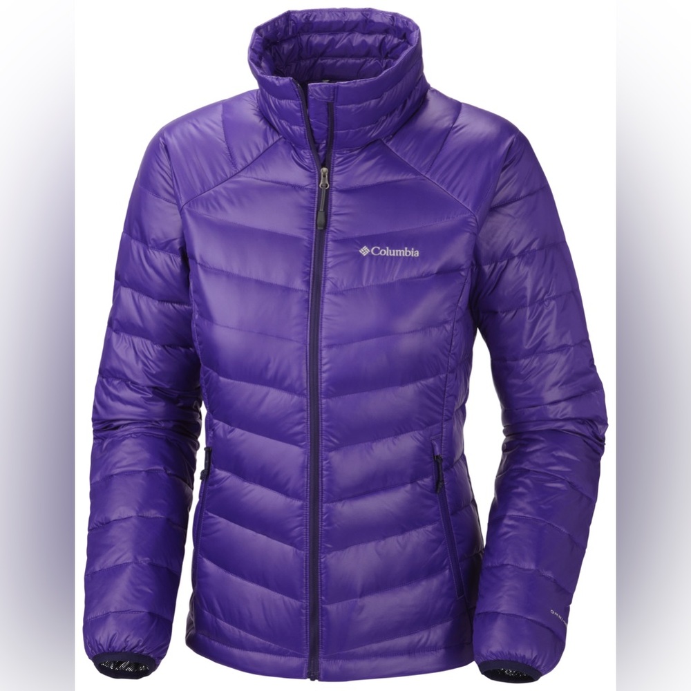 Columbia Turbo Down 650TD Purple Insulated Warm Winter Coat
